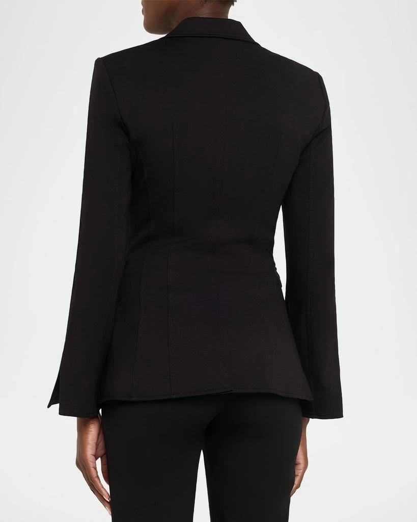 Cinq a Sept Sable Tapered Single-Breasted Blazer 3