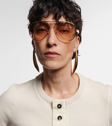 Bottega Veneta Sardine aviator sunglasses 6