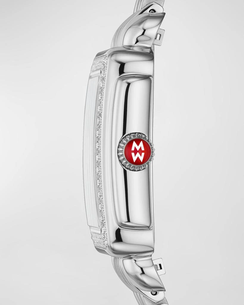 Michele Deco Madison Diamond Watch, Silver/White 2