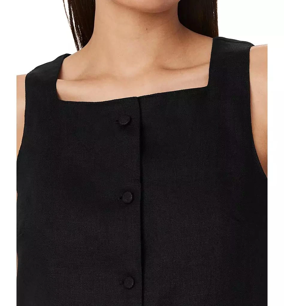 Frank And Oak Women's Linen Pinafore Dress 4