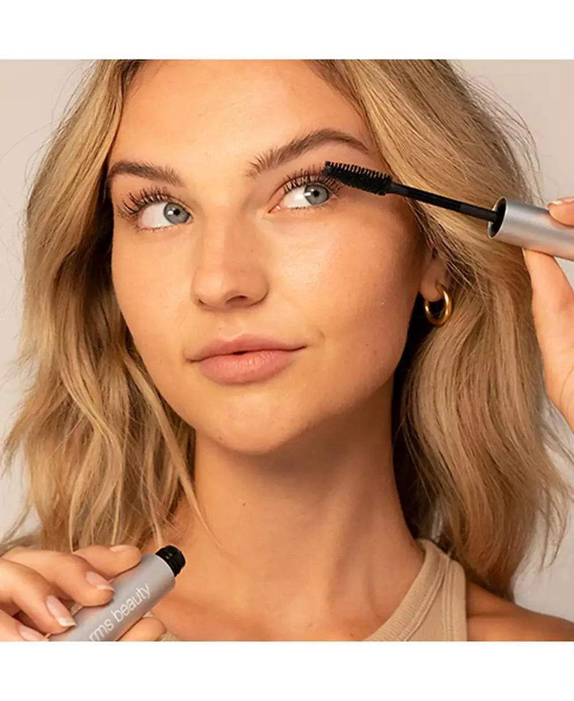 RMS Beauty Straight Up Volumizing Peptide Mascara, Travel Size 5