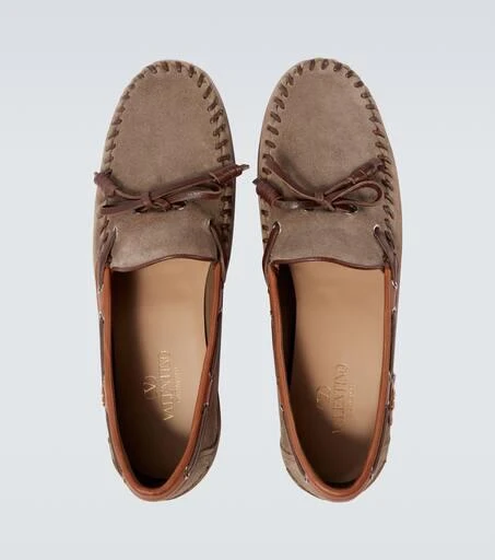Valentino Palm Avenue suede boat shoes 4