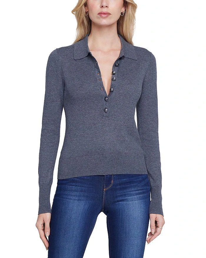 L'Agence Sterling Collared Sweater 1