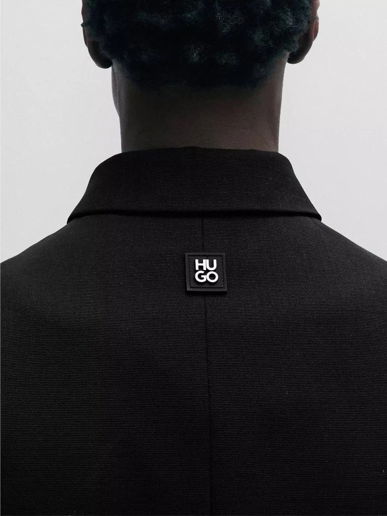 Hugo Boss Modern-Fit Suit in Performance-Stretch Structured Canvas 3