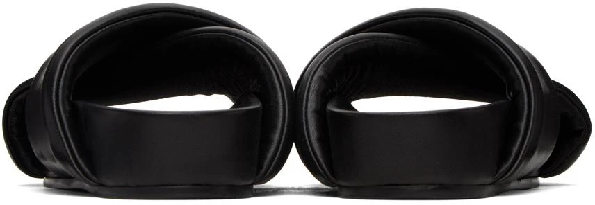 Jil Sander Black Padded Sandals 2
