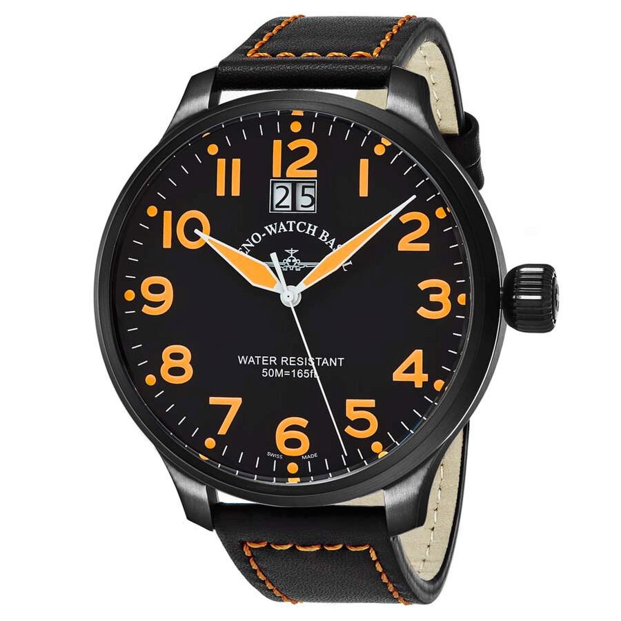 Zeno Sos Quartz Black Dial Men's Watch 6221-7003-BKA15