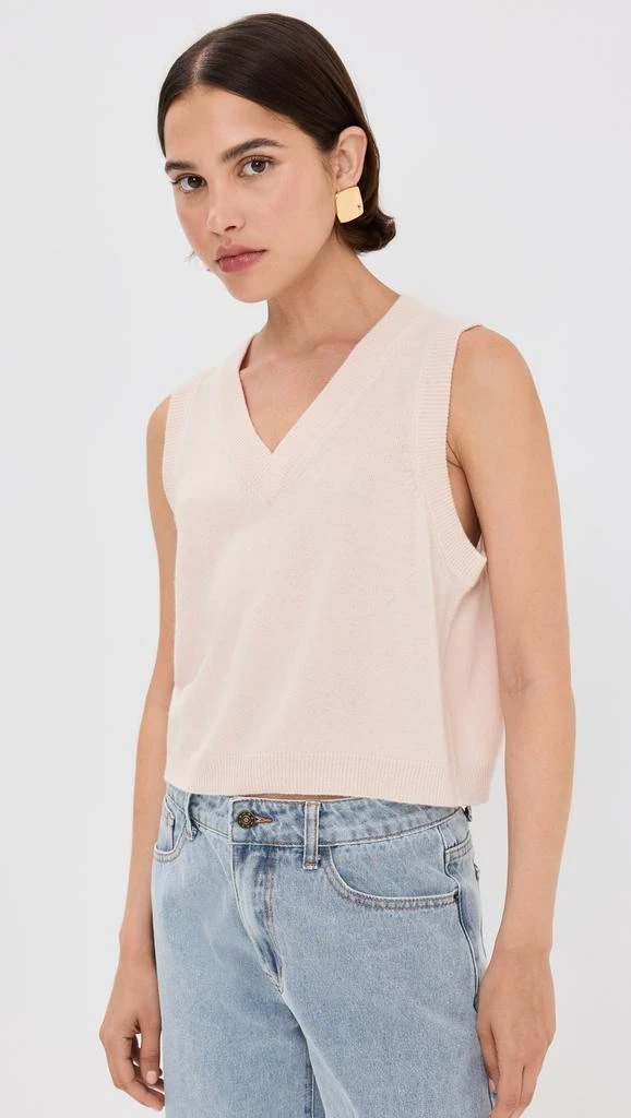 Sablyn Sterling Cropped V Neck Boxy Tank 6