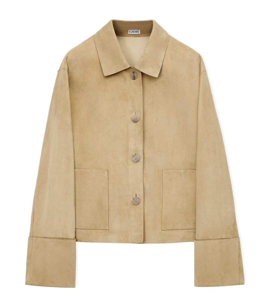 Loewe Suede Turn-Up Jacket 1
