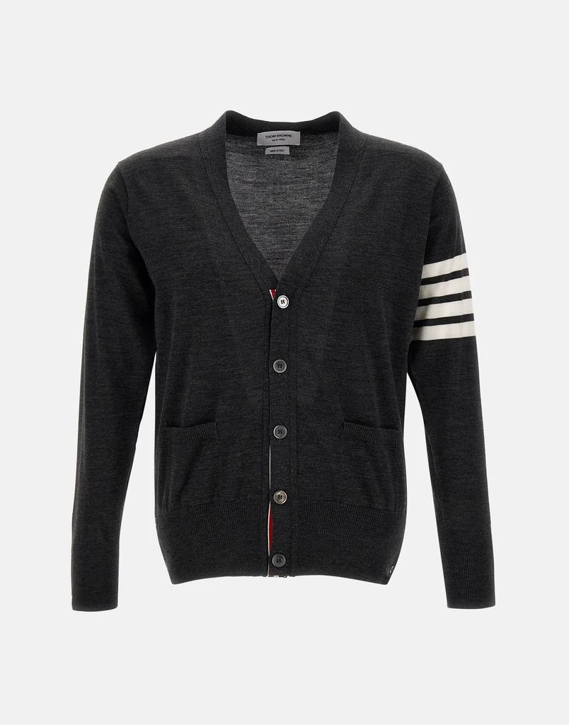 Thom Browne "Classic V-Neck Cardigan In Fine Merino Wool" 1