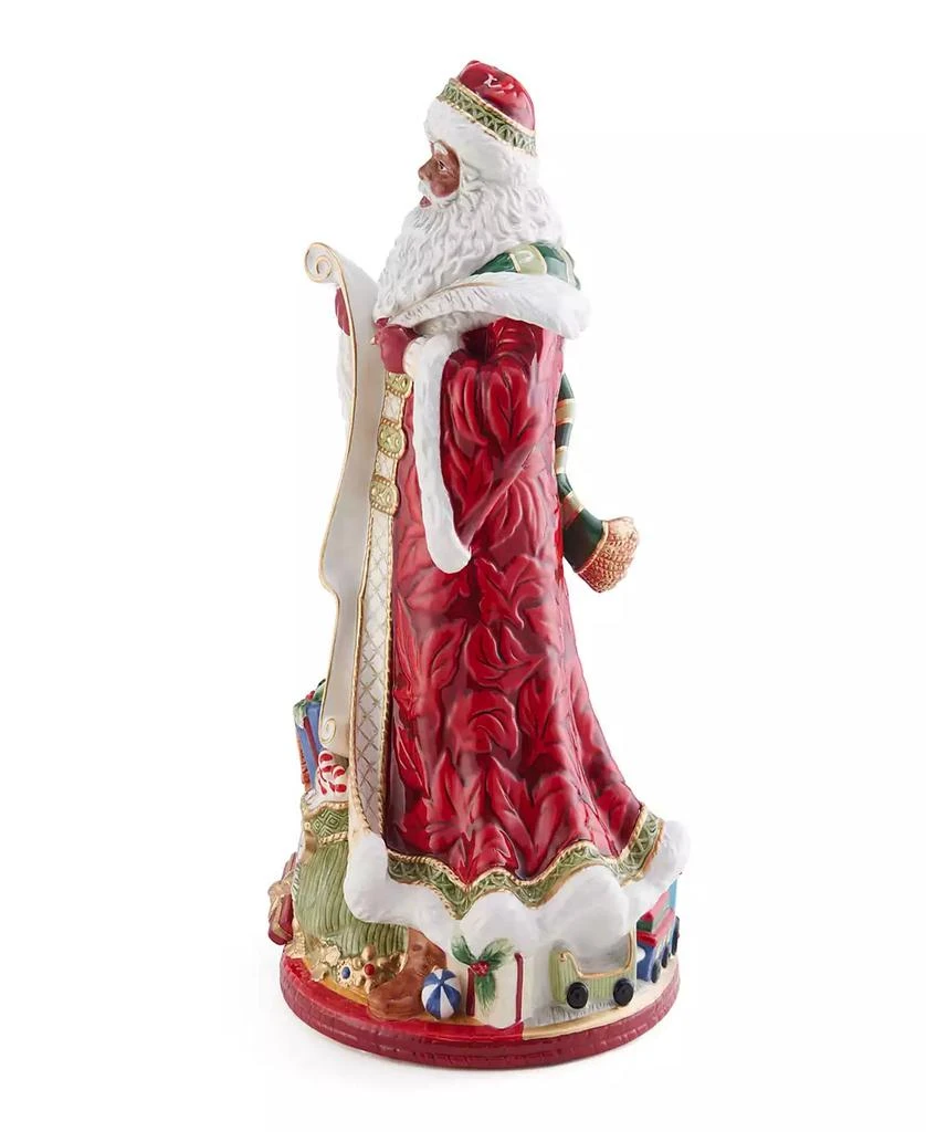 Fitz and Floyd Holiday Home African American Santa Figurine, 18.75-in 3