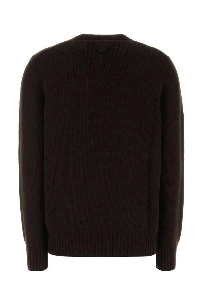 Prada Prada Long-Sleeved Crewneck Knitted Jumper 2