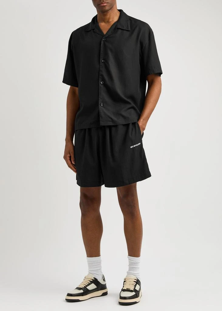 MKI Miyuki Zoku Logo-embroidered shorts 4