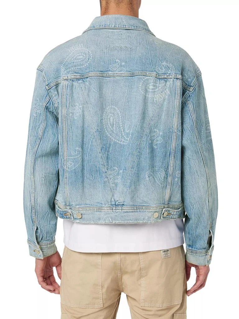 Hudson Bandana Denim Trucker Jacket 6