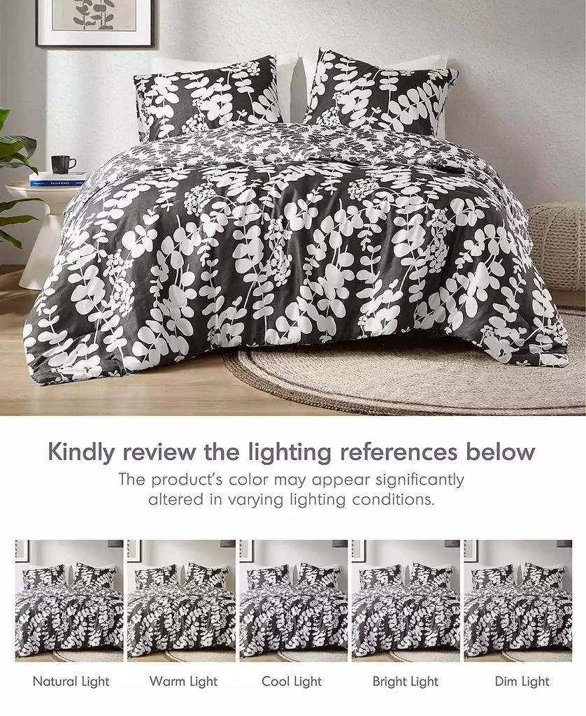 510 Design Aria Floral Print Reversible 2-Pc. Comforter Set 7