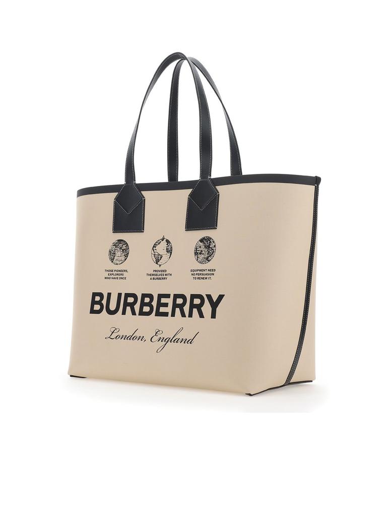 【送料込み】Burberry★TORTO Burberry Logo Printed Large London Tote Bag – On Sale Now