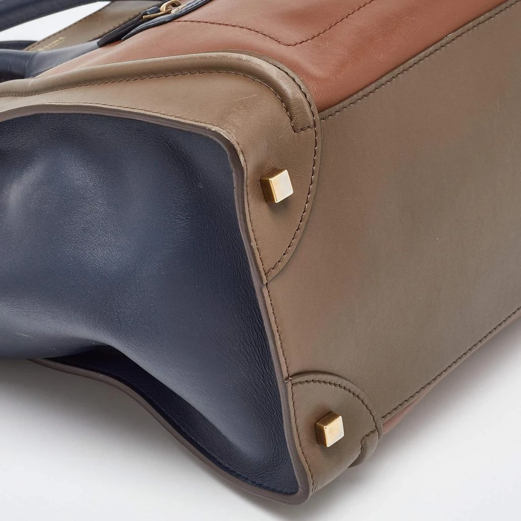 Celine Celine Tricolor Leather Mini Luggage Tote 12