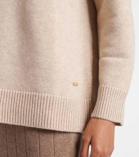 Max Mara Liana wool and cashmere hoodie 5