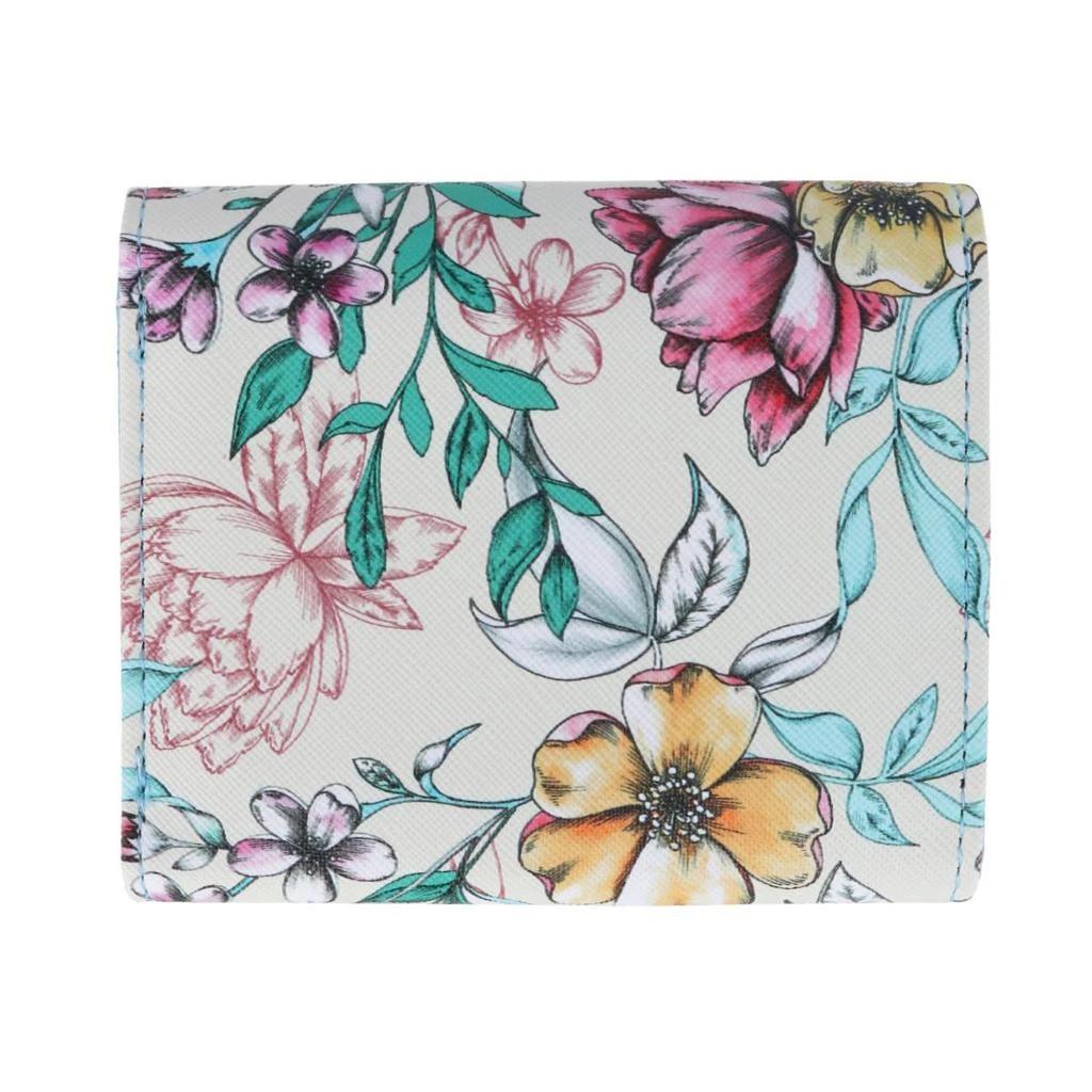 Buxton Women's Beautiful Nature Vegan Leather Medium Trifold 4
