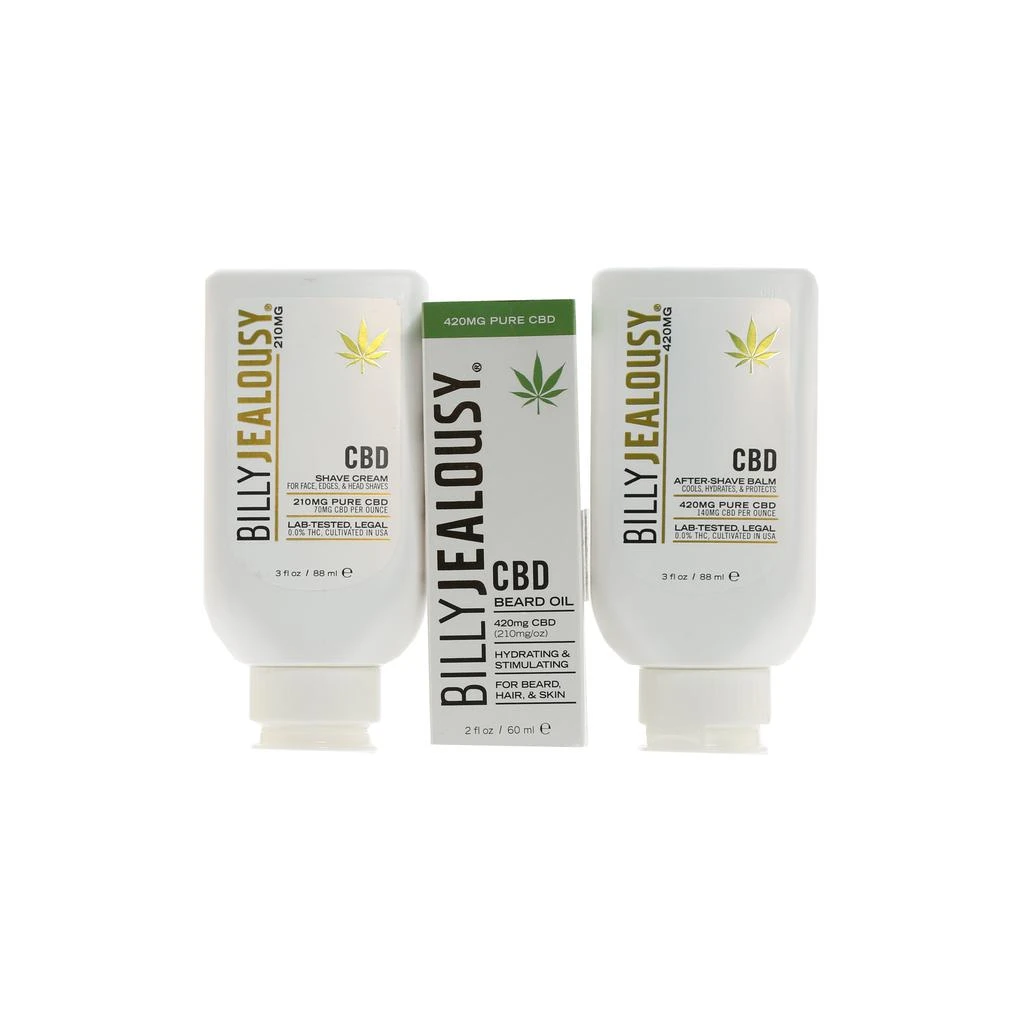 Billy Jealousy Trio  - 3 oz  Shave Cream/3 oz  Aftershave Balm/2 oz  Beard Oil