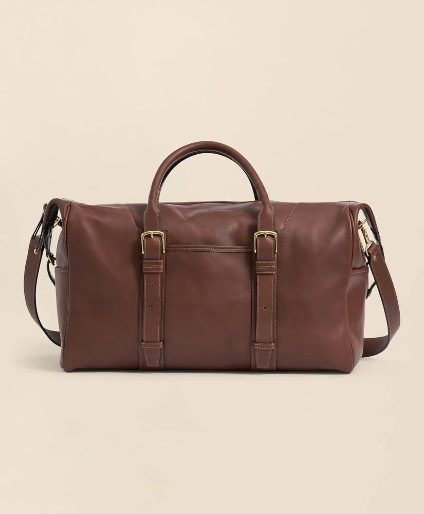 Brooks Brothers Leather Duffel Bag