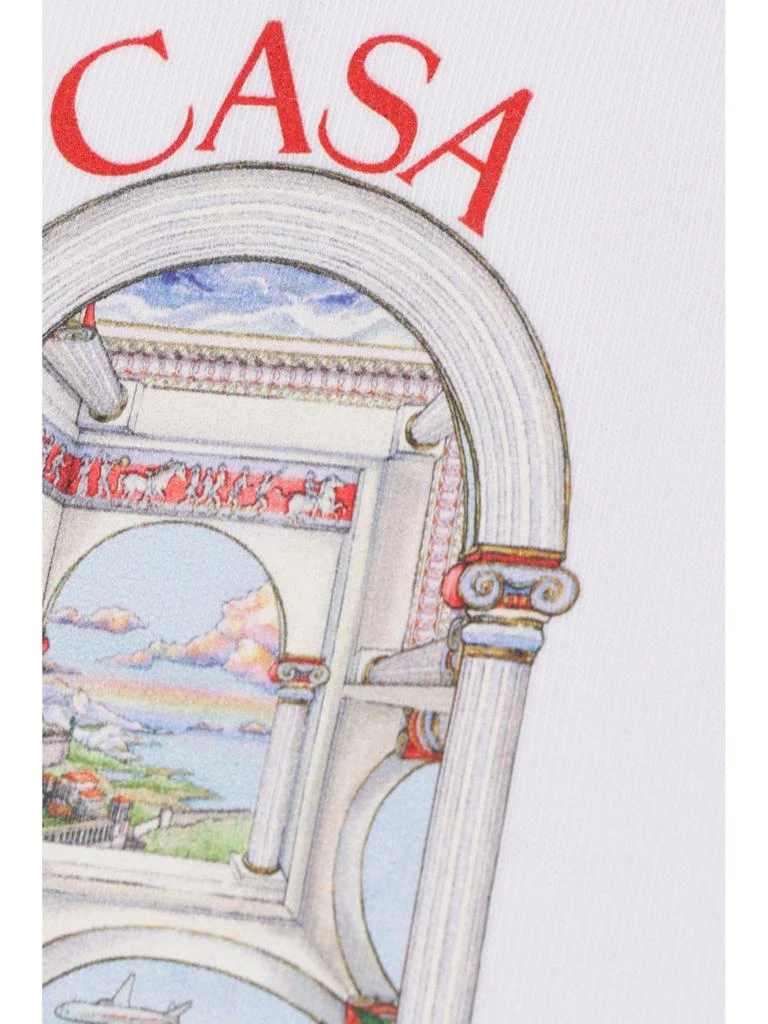 Casablanca White Cotton Jersey T-shirt 3
