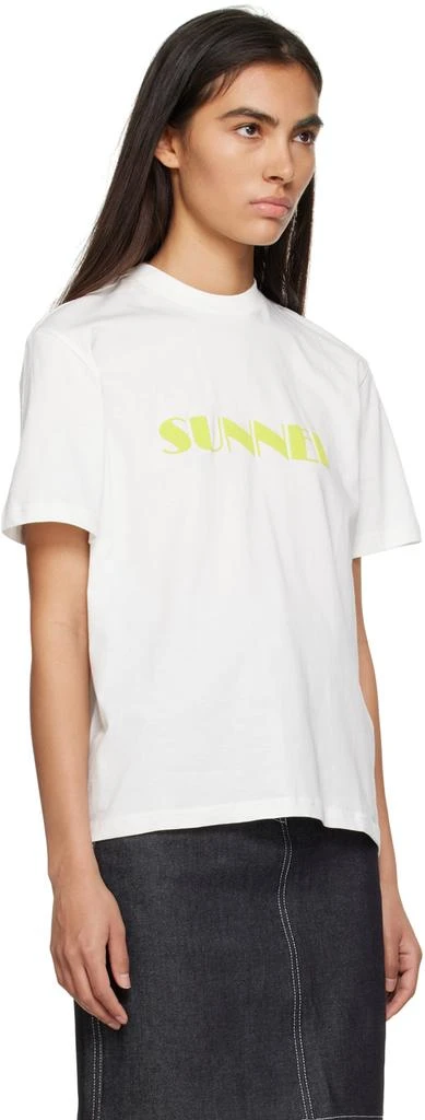 SUNNEI White Printed T-Shirt 2