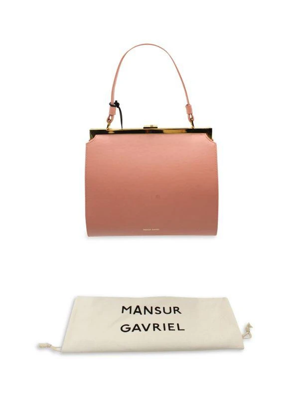 Mansur Gavriel Mansur Gavriel Elegant Bag In Coral Leather 3