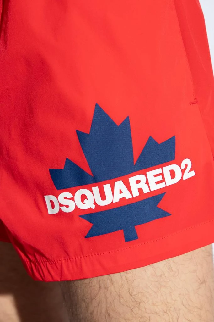 Dsquared2 Dsquared2 Logo Printed Drawstring Swimming Shorts 4