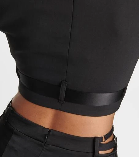 Dion Lee Buckle-detail cropped blazer 5