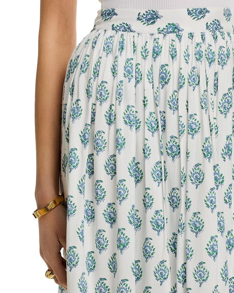 AREA Block Print Midi Skirt 5