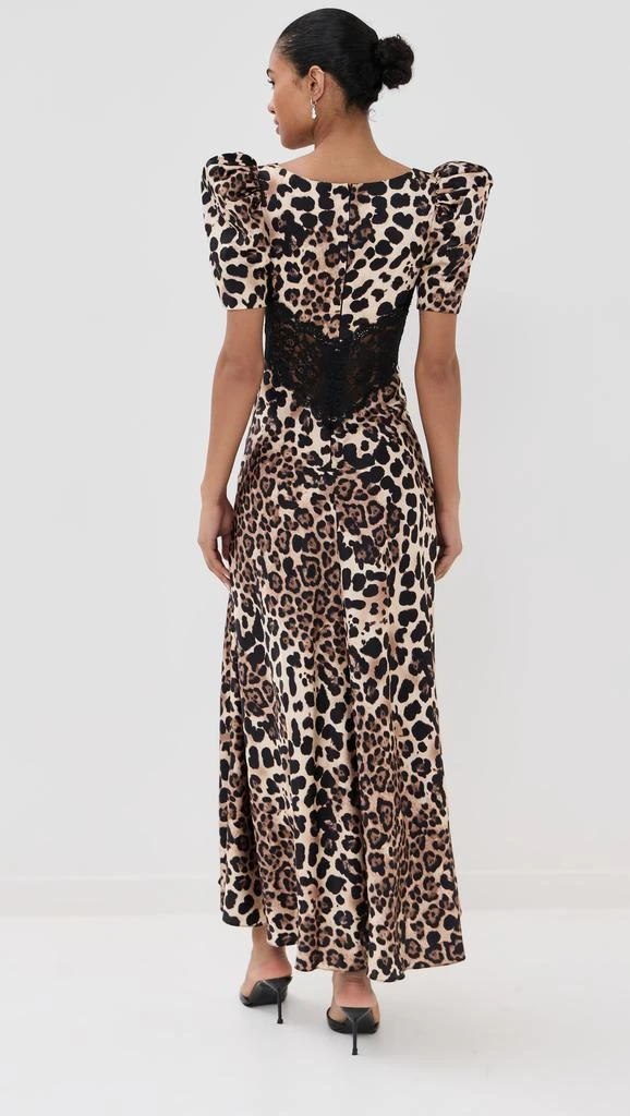 Rodarte Leopard Print Silk Satin Dress 2
