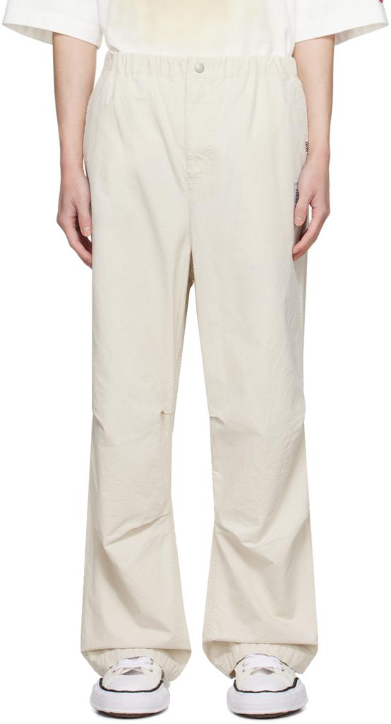 Maison MIHARA YASUHIRO Off-White Tucked Trousers