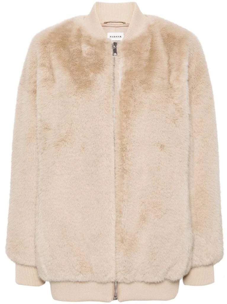 P.A.R.O.S.H. P.A.R.O.S.H. Pathos Faux-Fur Coat 1