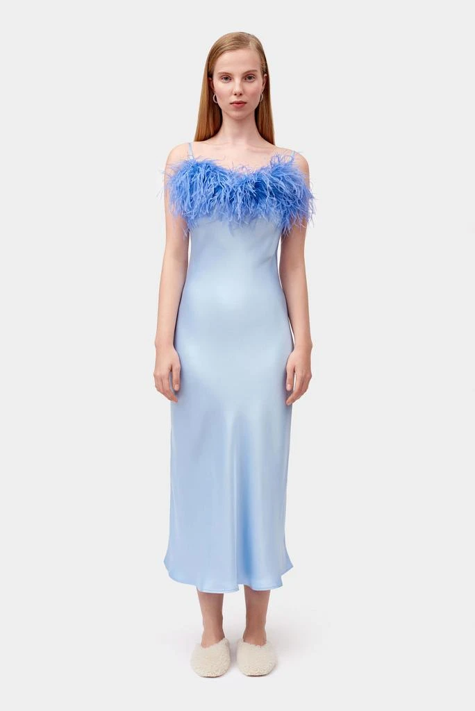 dresses in blue color Women's Ava’s Sweetheart Mini Dress - Blue Small | Women's Online Boutique | Boho Chic Style