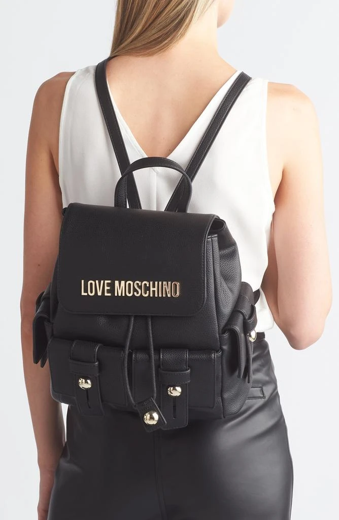 Love Moschino Faux Leather Backpack 2