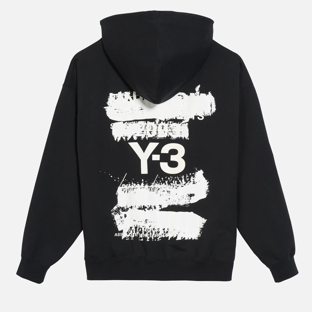 Y-3 GFX Back Logo Cotton-Blend Jersey Hoodie 5