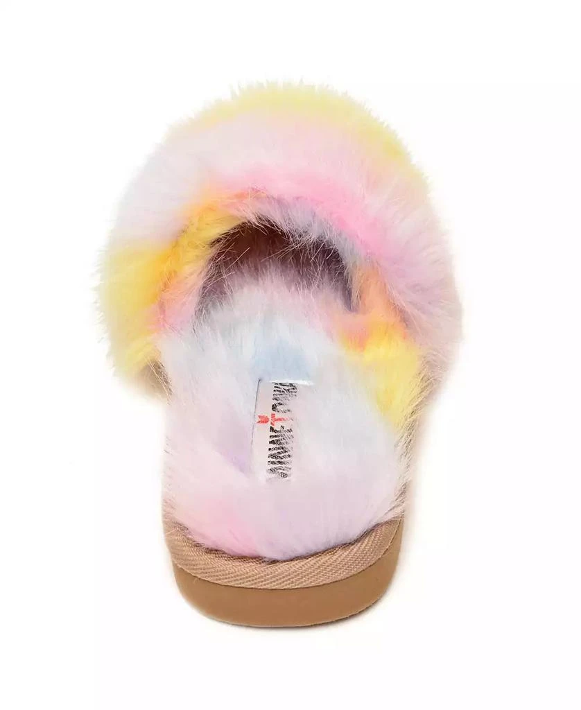 Minnetonka Little and Big Girls Lyla Faux Fur Slide Slippers 3