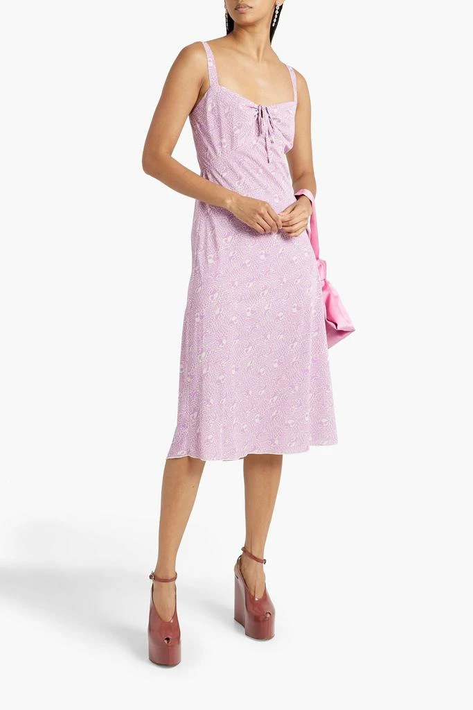 Anna Sui Printed satin-jersey dress 2