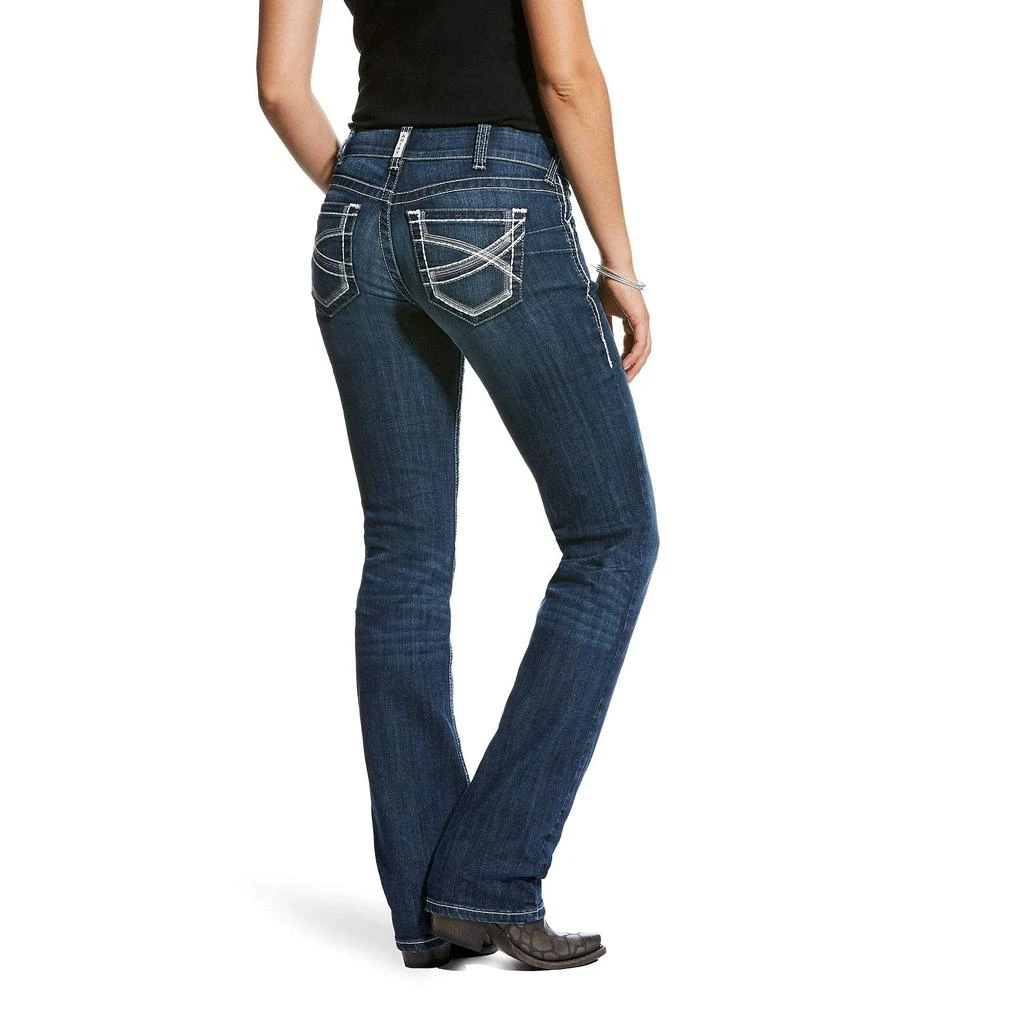Ariat R.E.A.L. Mid-Rise Stretch Stackable Straight Leg Jeans 2