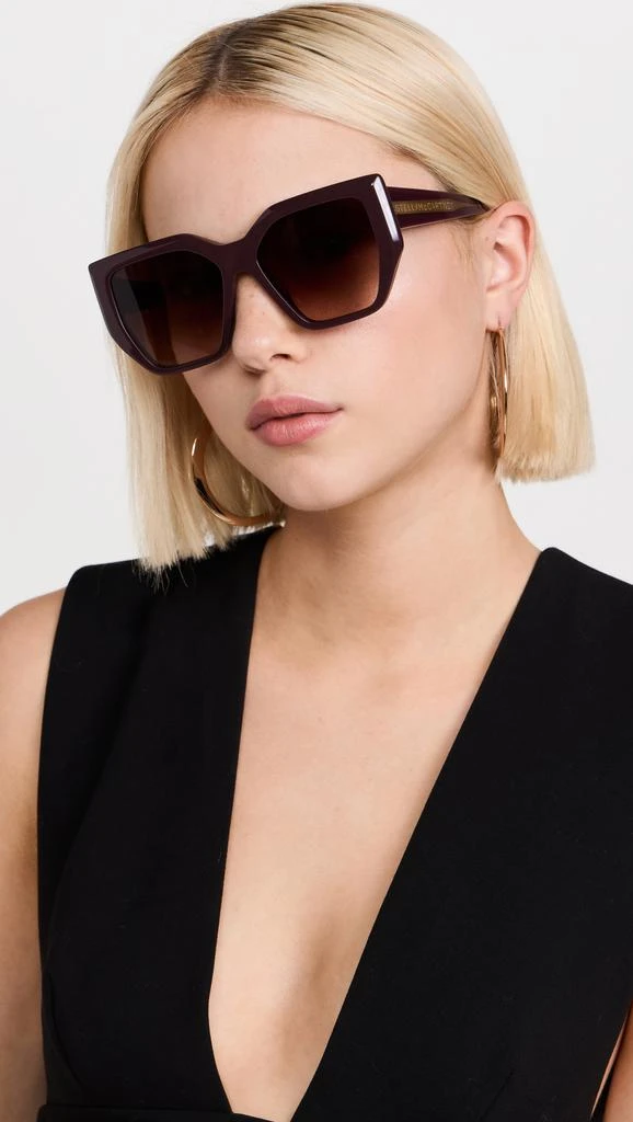 Stella McCartney Oversized Cat Eye Sunglasses 2