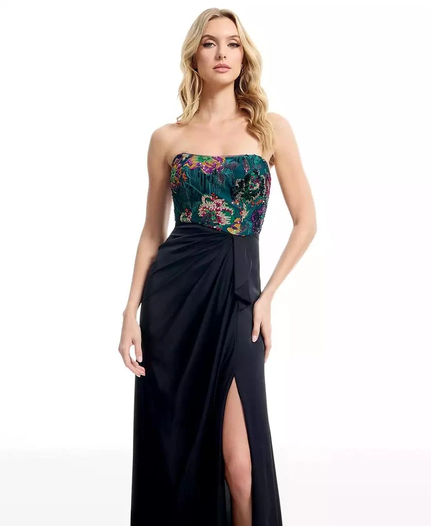 Dress The Population Women
s Monette Strapless Gown 6