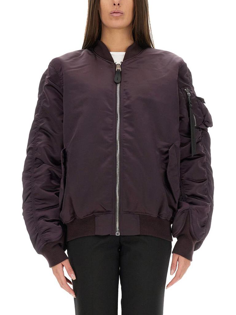 NO COFFEE × SHANTi i × ALPHA MA-1 ALPHA INDUSTRIES MA-1 Bomber Jacket in Sage | FWRD