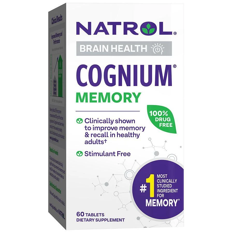 Natrol Cognium Memory 100 mg Tablets 1