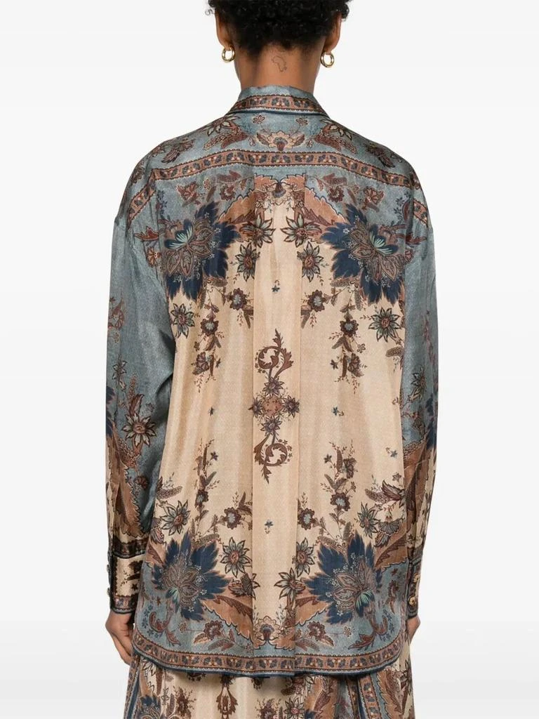 Zimmermann ASCENSION MANSTYLE SILK SHIRT 4
