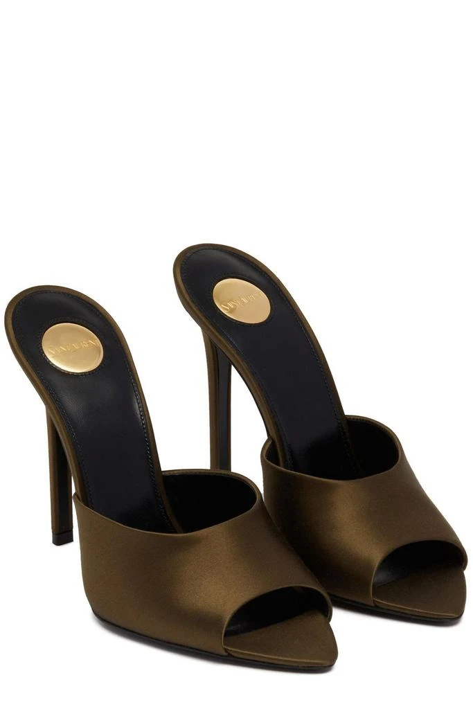 Yves Saint Laurent Saint Laurent Goldie Open Toe Stiletto Mules 2