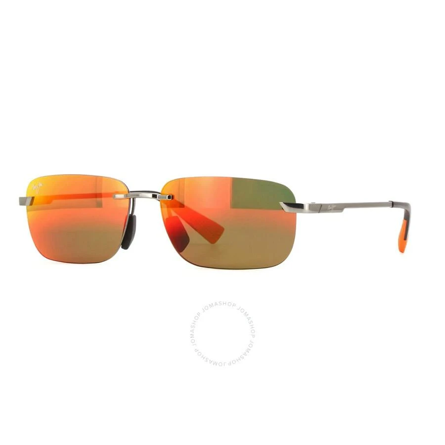 Maui Jim Lanakila Hawaii Lava Rectangular Men's Sunglasses RM624-17 59 1