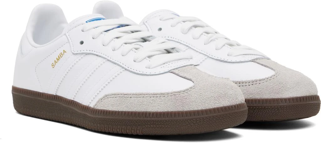 Adidas White Samba OG Sneakers 4