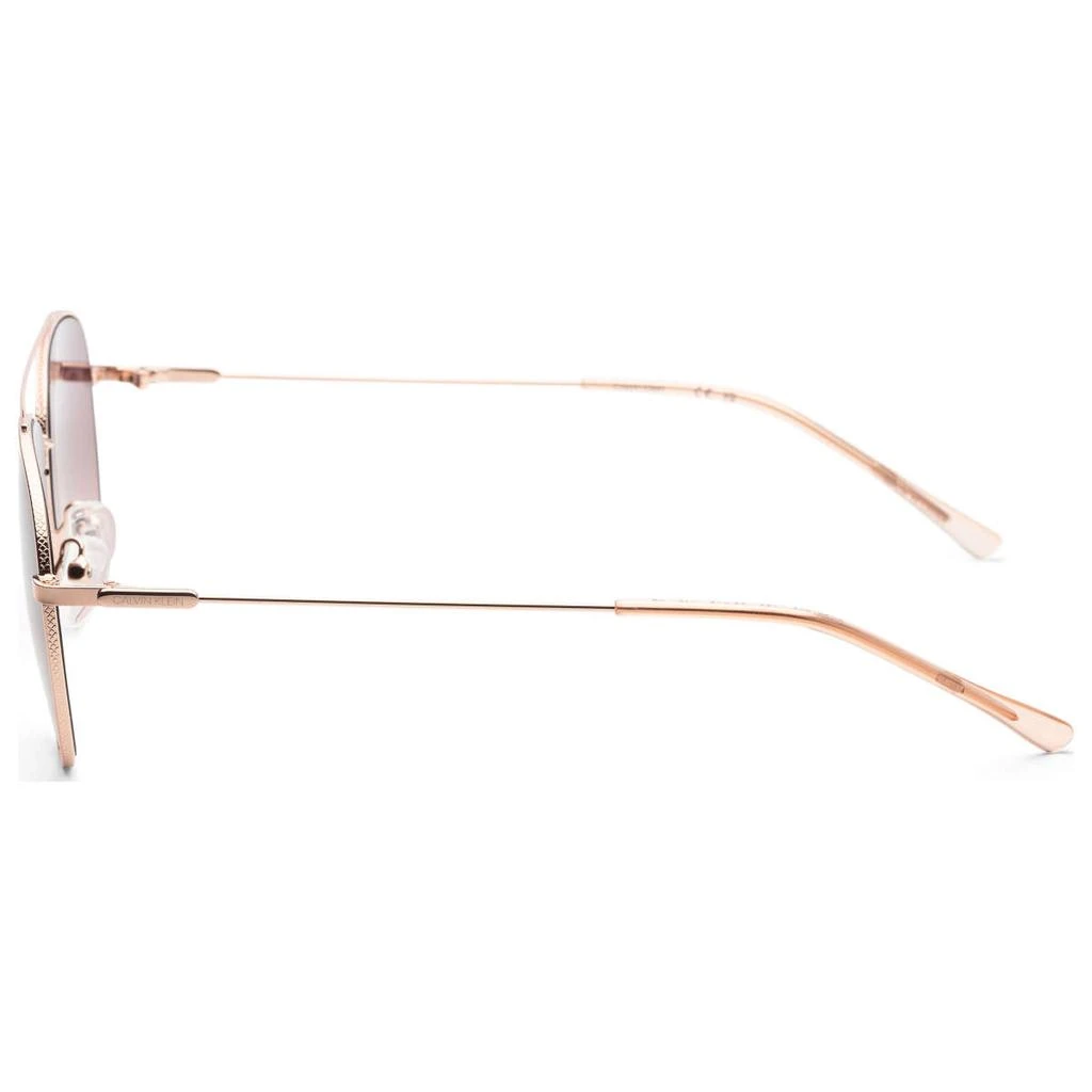 Calvin Klein Calvin Klein Women's Rose Gold Aviator Sunglasses 2