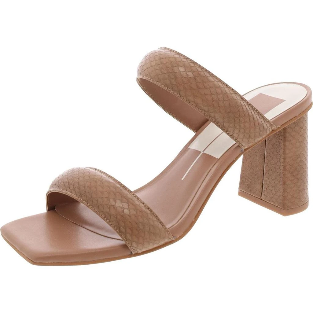 Dolce Vita Pascoe Womens Slip On Double Strap Block Heel 4