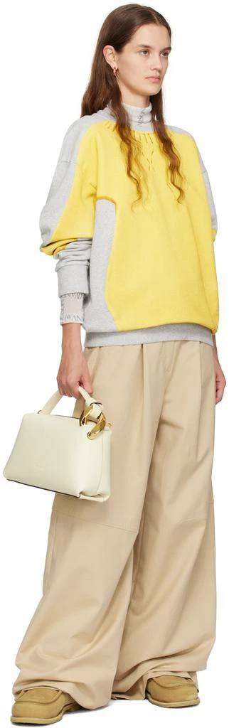 JW Anderson Beige Padded Boots 5